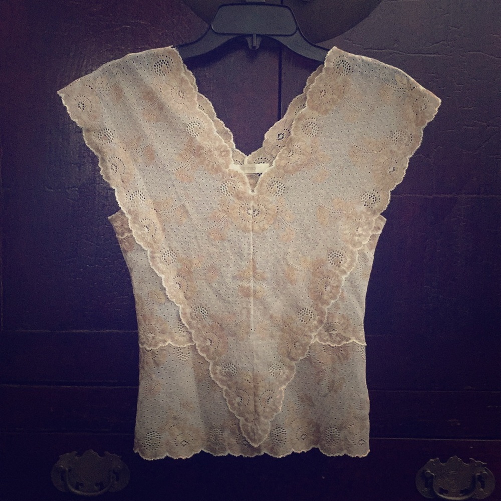 Sleeveless Lace Top